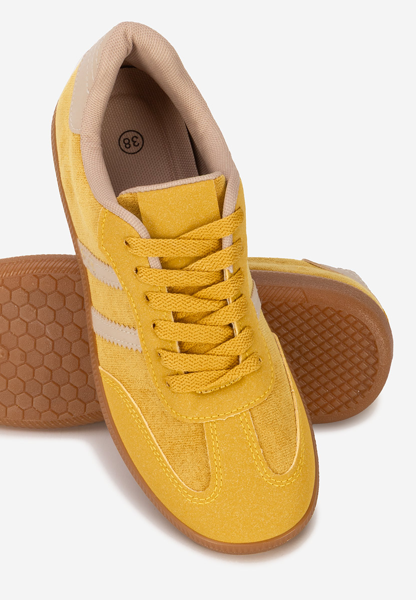 Sneakers dama Irenya galbeni