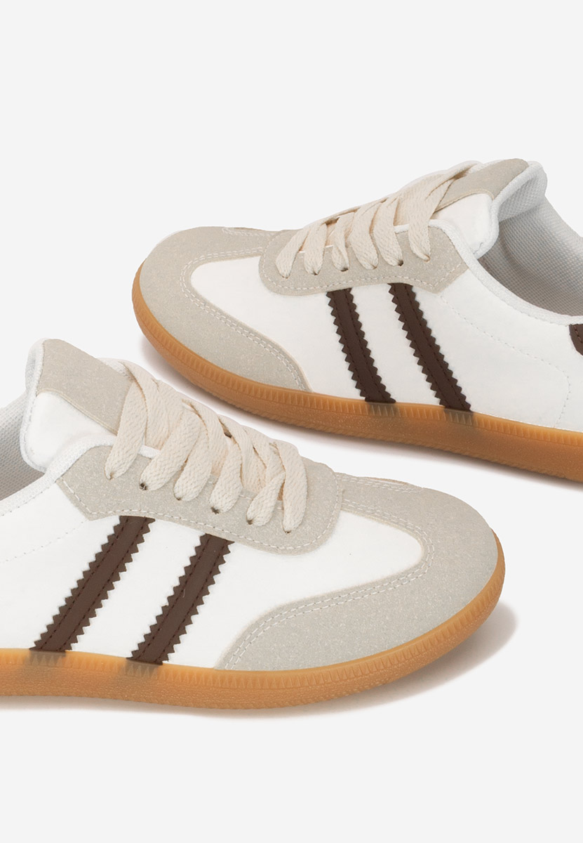 Sneakers dama Irenya albi