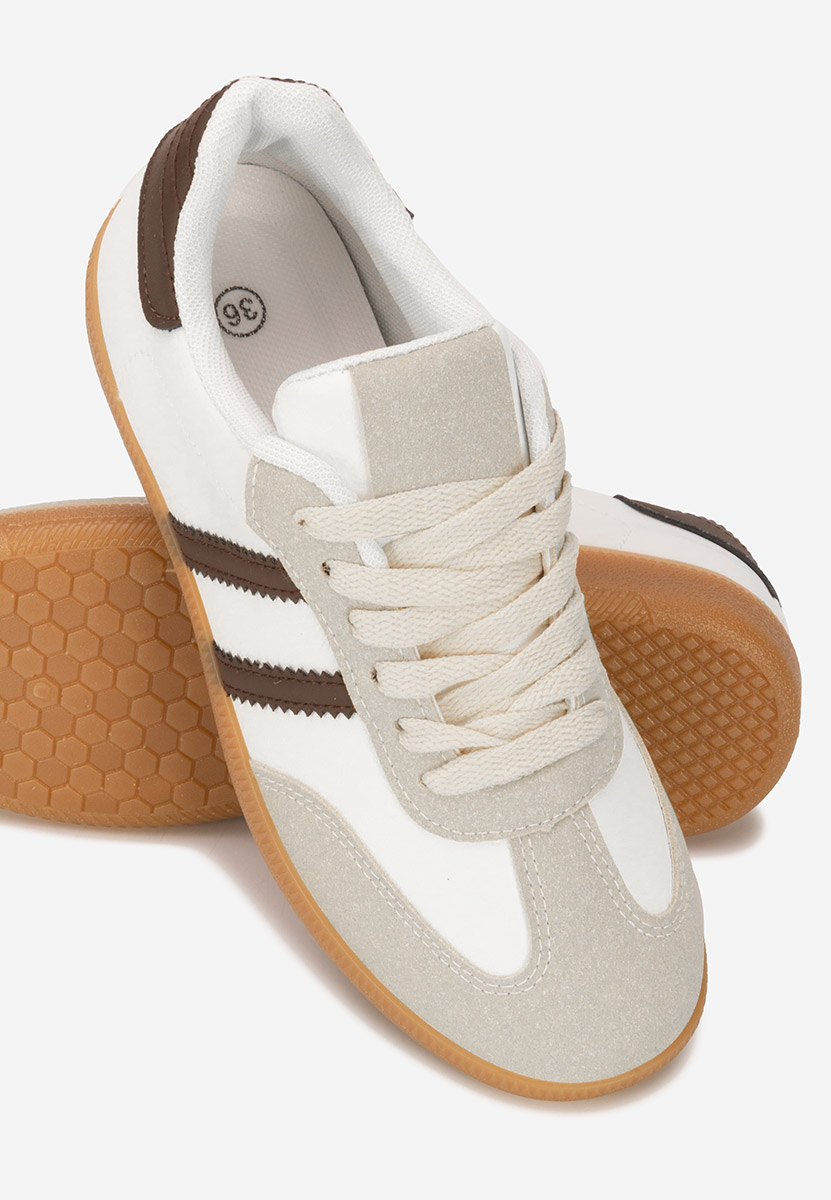 Sneakers dama Irenya albi