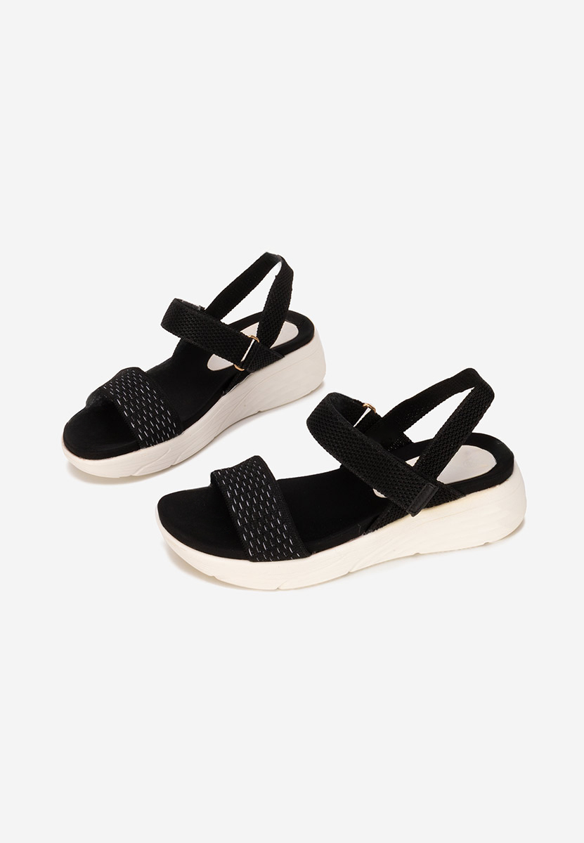 Sandale cu talpa ortopedica Casadis negre