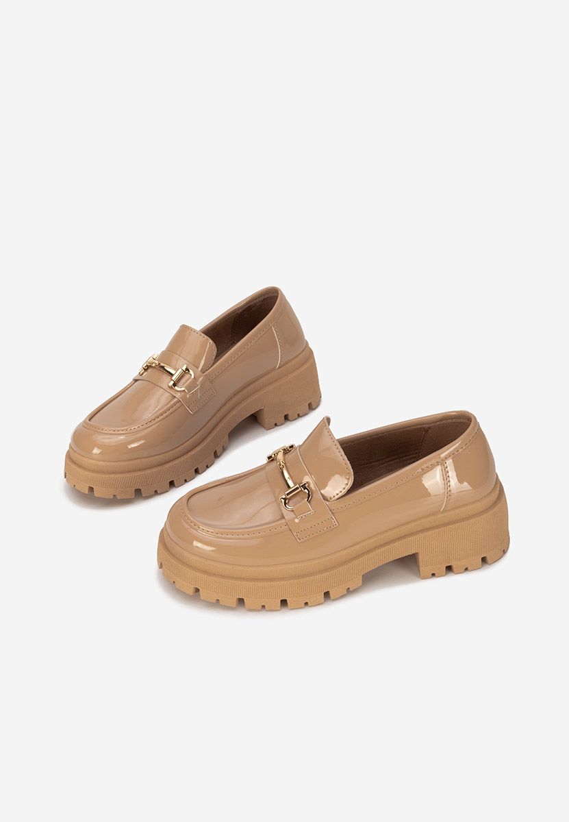 Mocasini dama lacuiti Elvilia kaki
