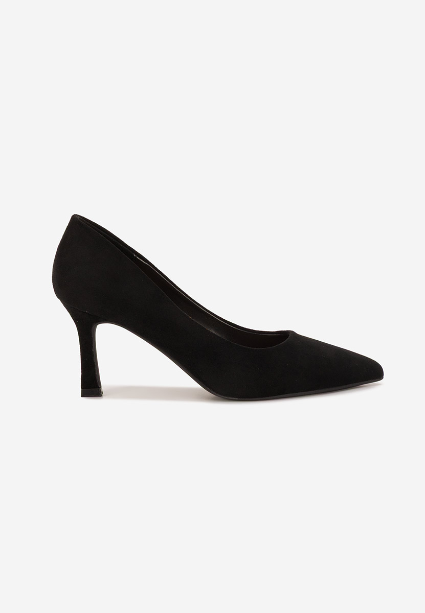 Pantofi cu toc subtire Patricka V4 negri