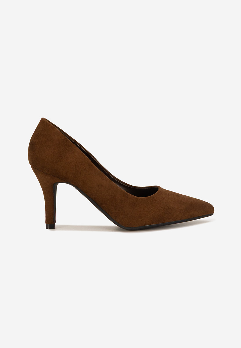 Pantofi cu toc Lyania maro