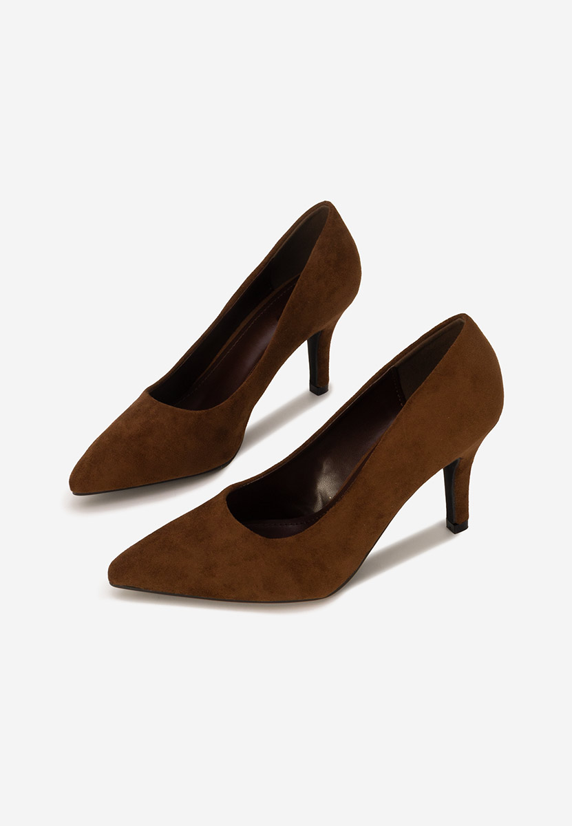 Pantofi cu toc Lyania maro