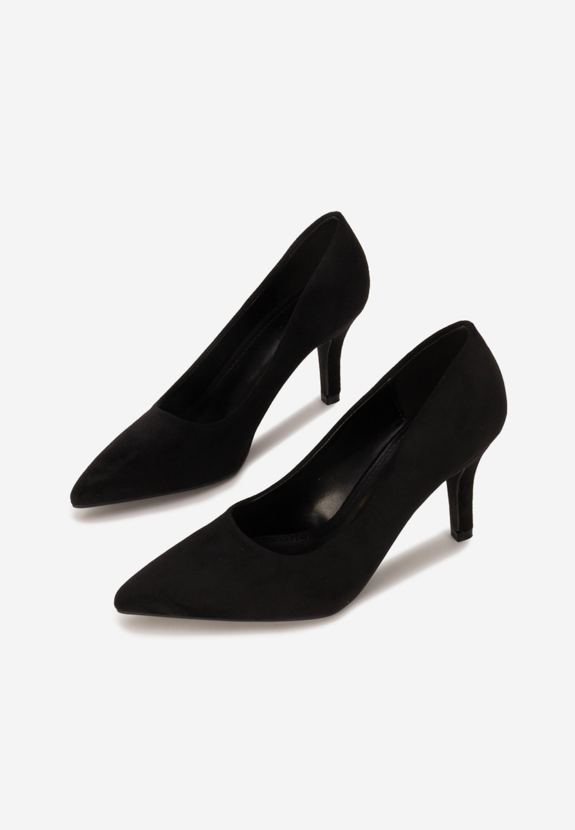 Pantofi cu toc Lyania negri