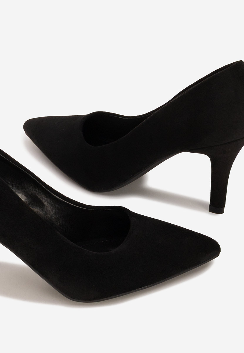 Pantofi cu toc Lyania negri