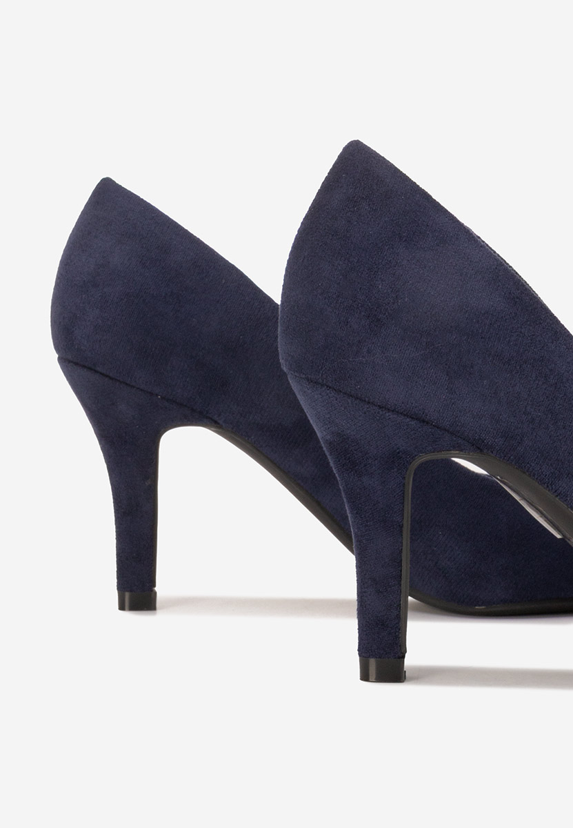 Pantofi cu toc Lyania navy
