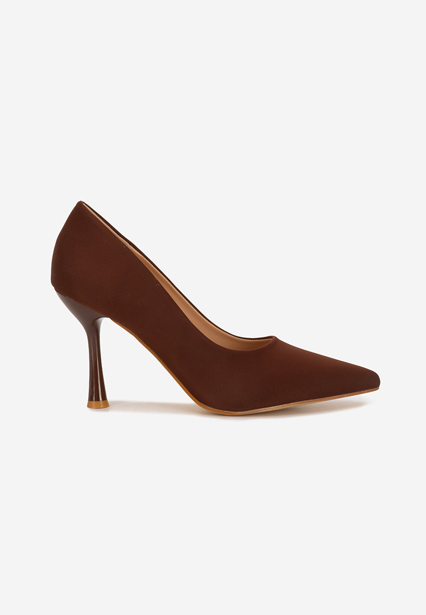 Pantofi cu toc stiletto Anuria maro