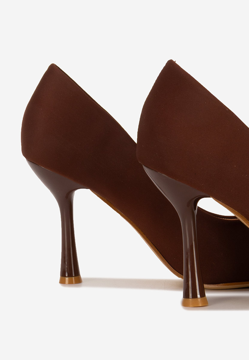 Pantofi cu toc stiletto Anuria maro