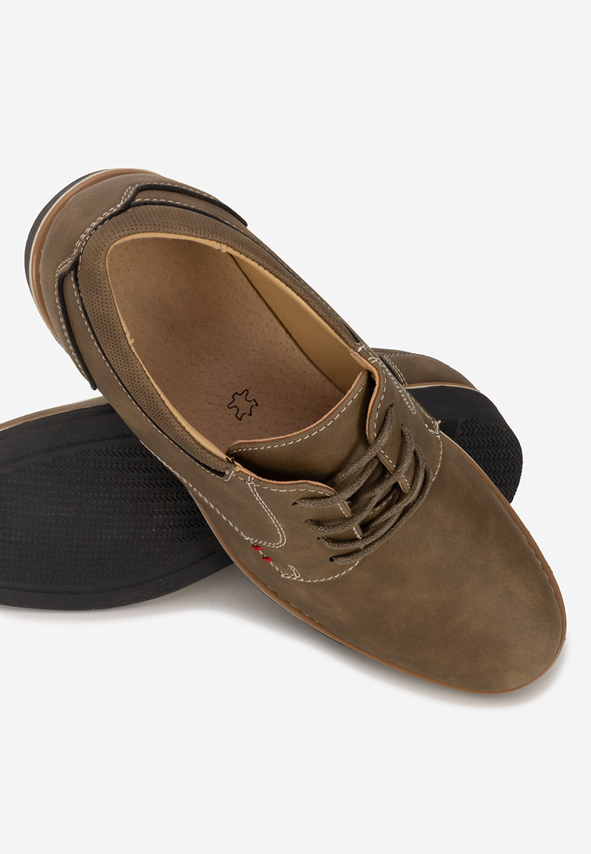Pantofi casual dama Doralia kaki