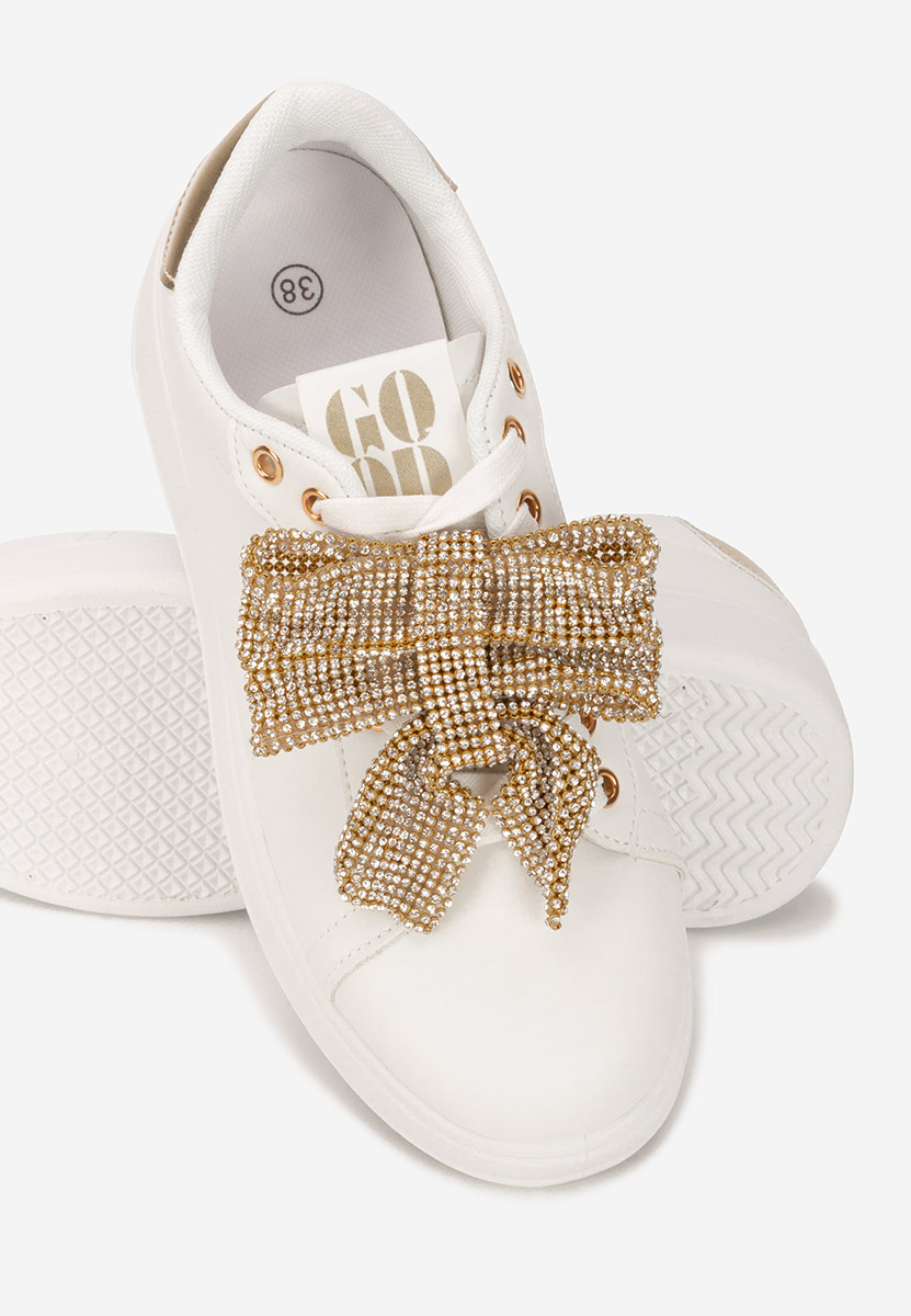 Sneakers cu platformă Hermila V2 albi