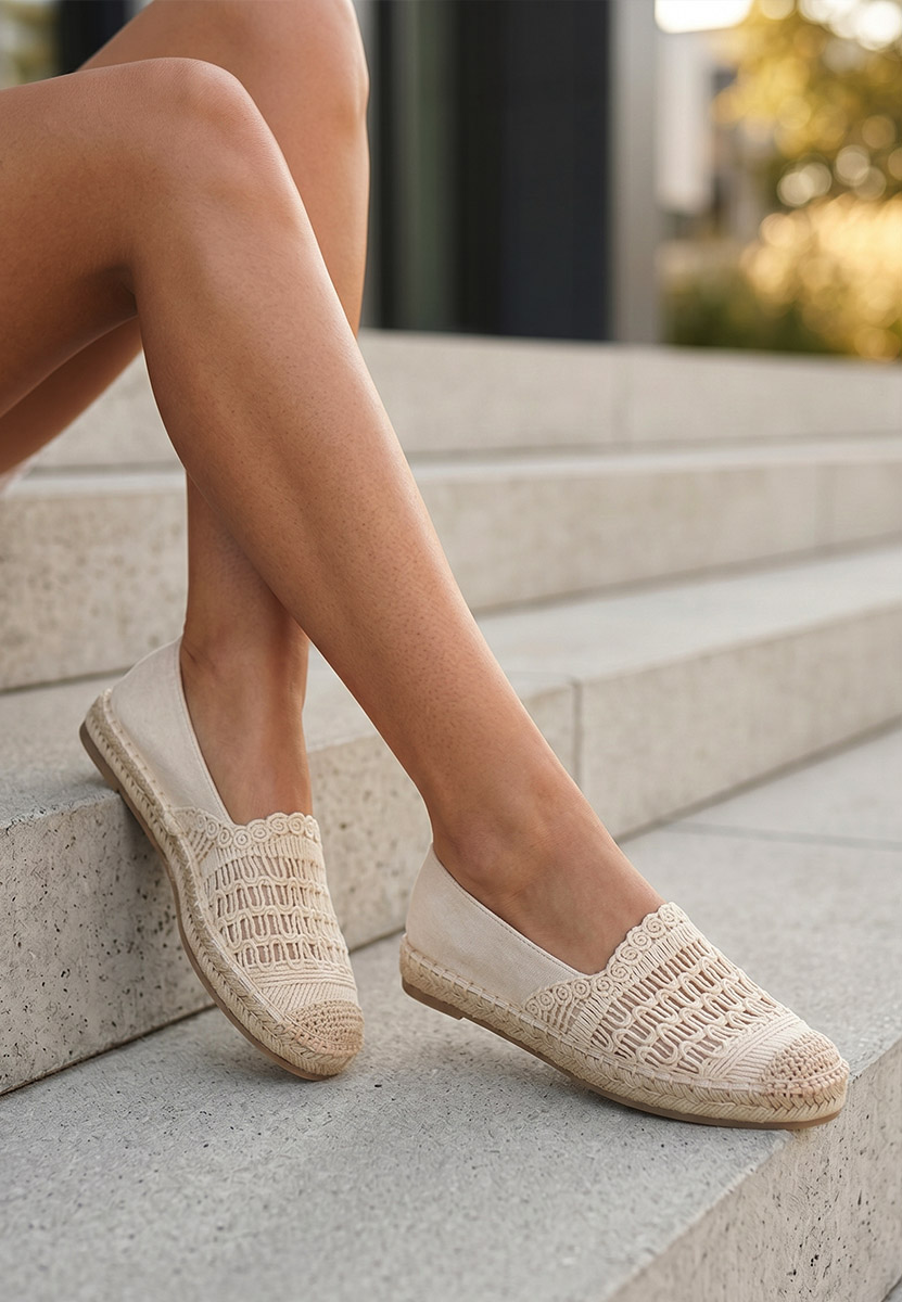 Espadrile dama Henley bej