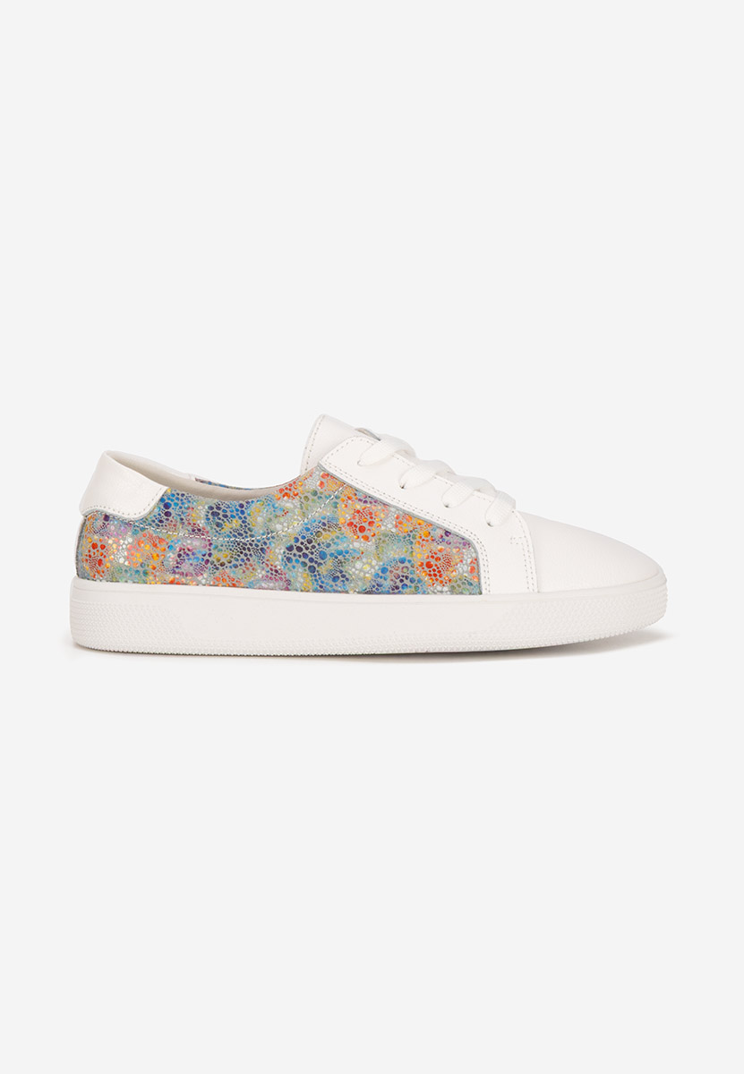 Sneakers dama piele Florinela V3 albi