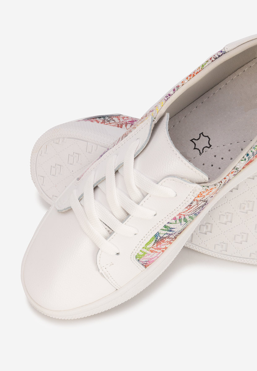 Sneakers dama piele Florinela albi
