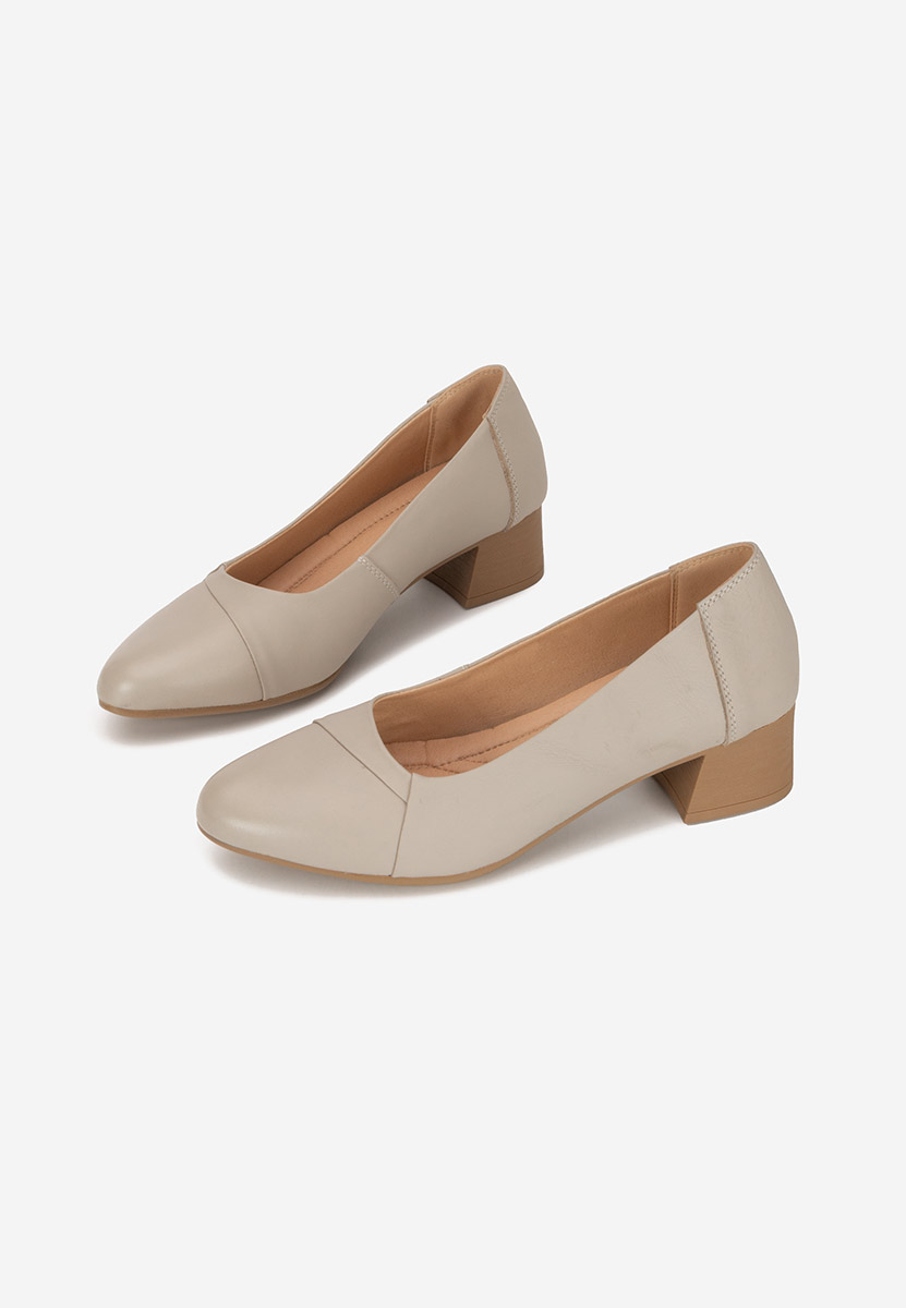Pantofi dama piele Giulieta bej