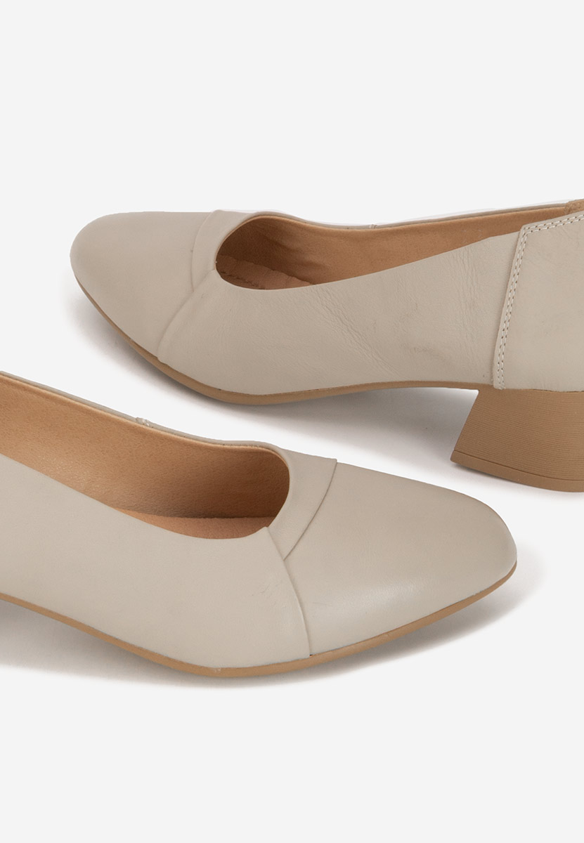 Pantofi dama piele Giulieta bej