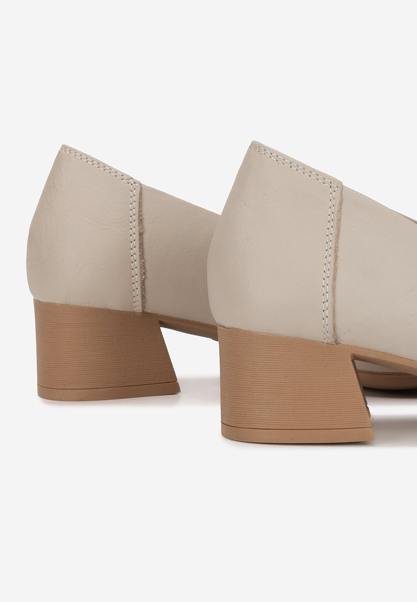 Pantofi dama piele Giulieta bej
