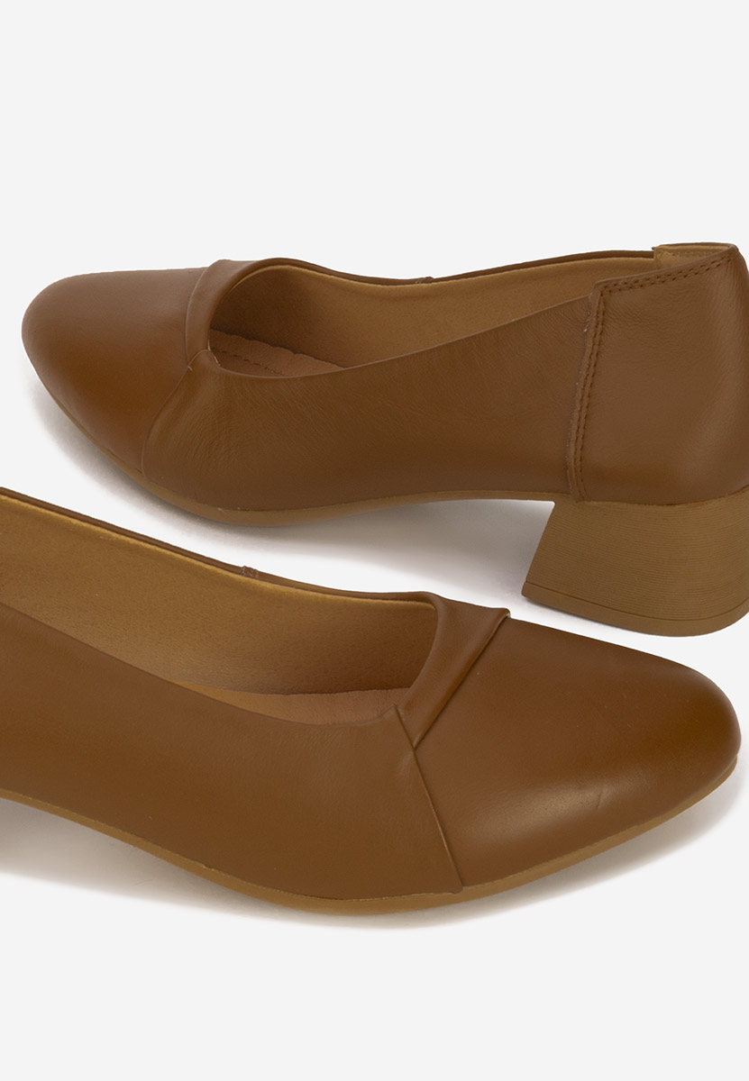 Pantofi dama piele Giulieta camel