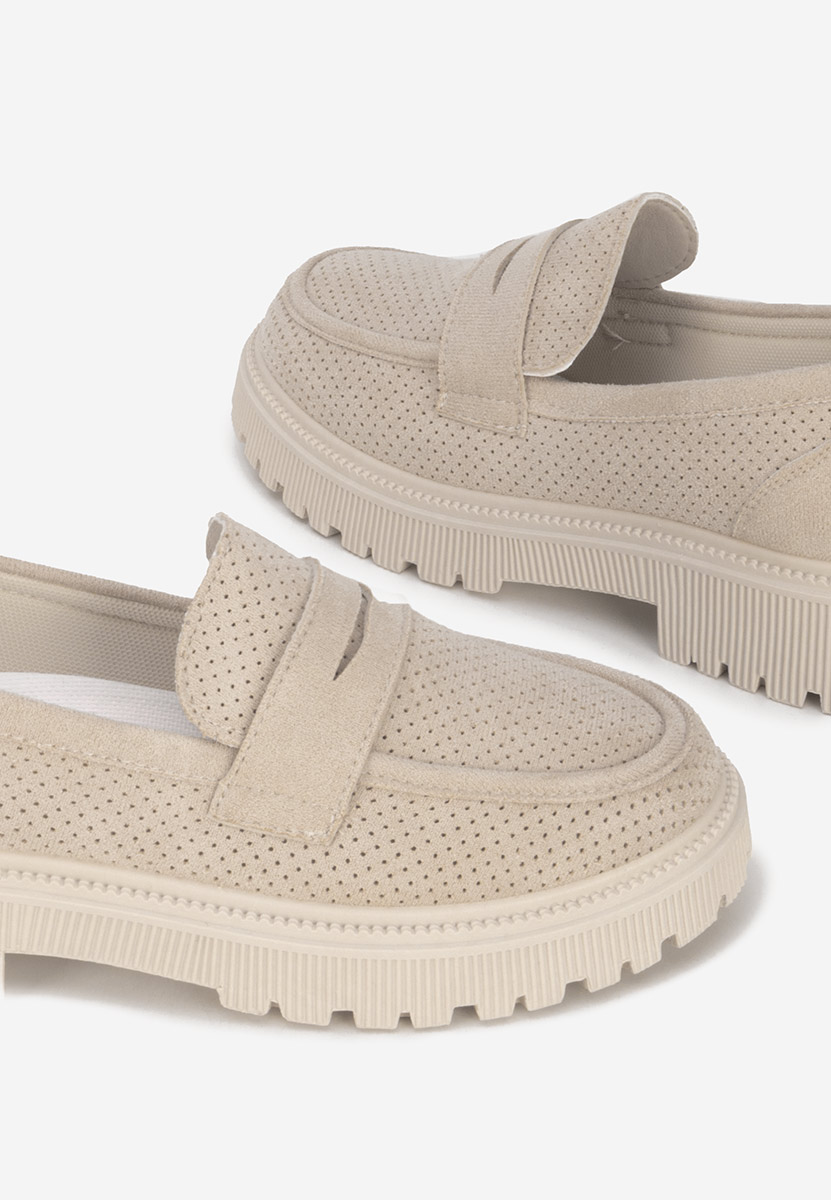 Mocasini dama Krizzy bej