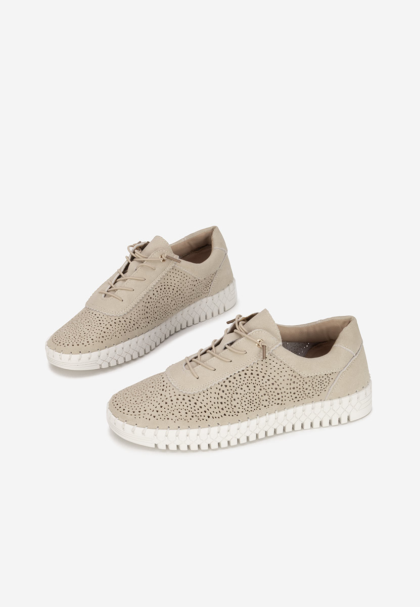 Sneakers dama piele Fidonia kaki