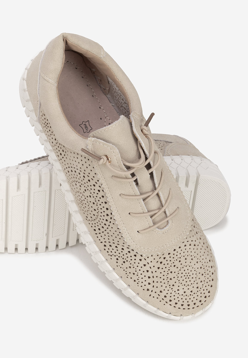 Sneakers dama piele Fidonia kaki