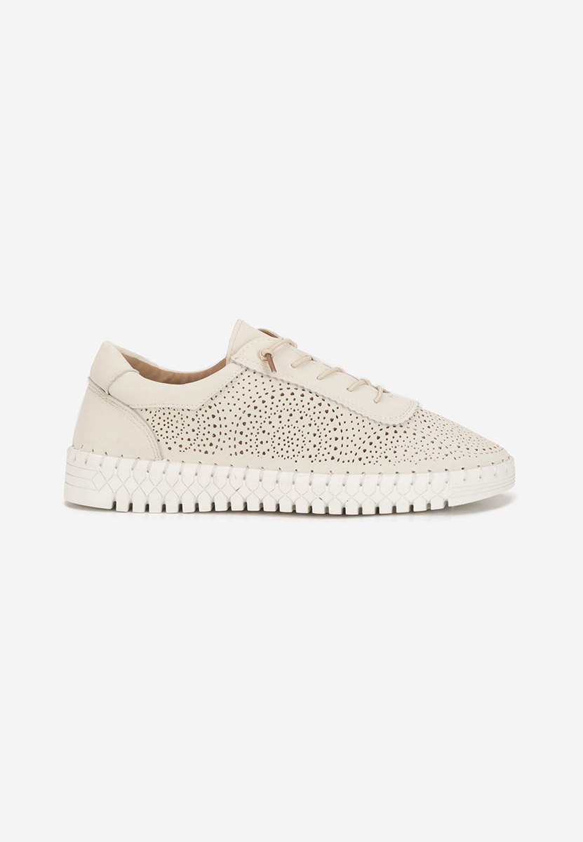Sneakers dama piele Fidonia bej