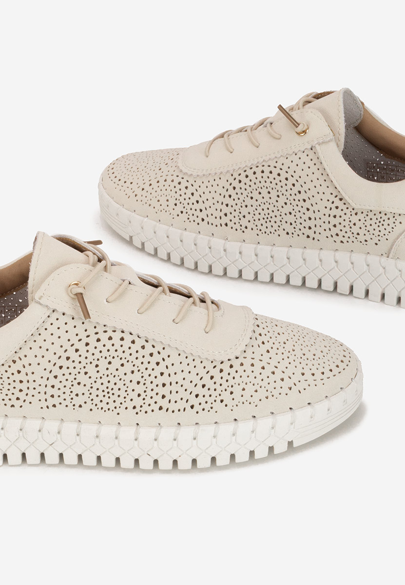 Sneakers dama piele Fidonia bej