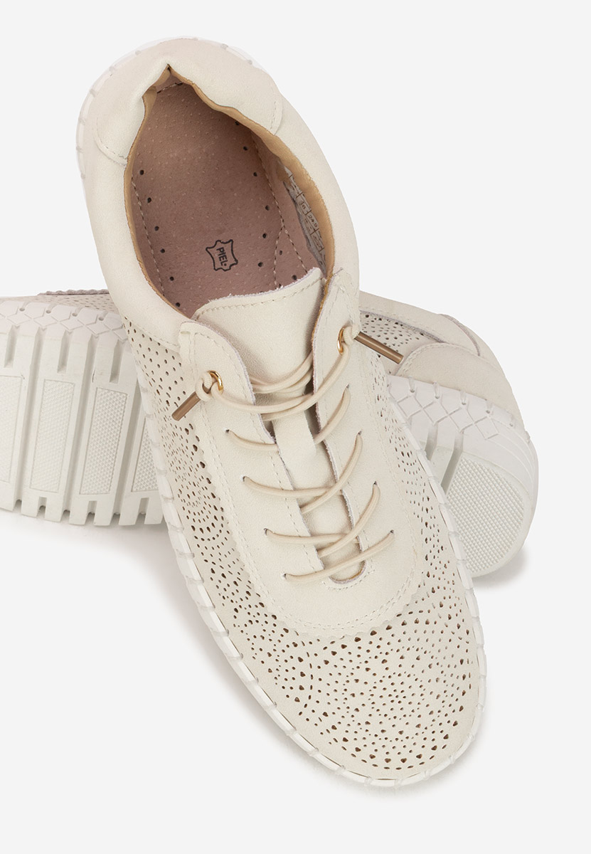 Sneakers dama piele Fidonia bej