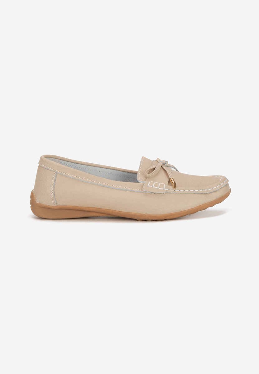 Mocasini dama piele Nemesia nude
