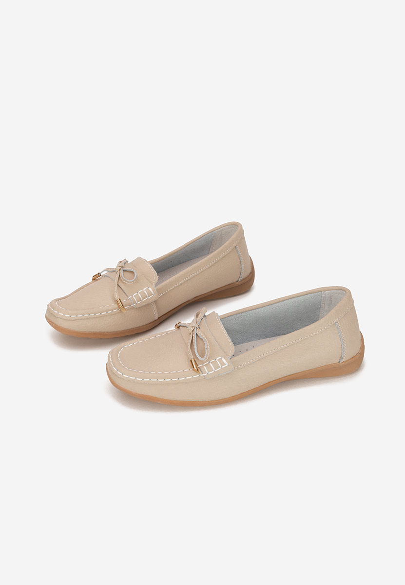 Mocasini dama piele Nemesia nude