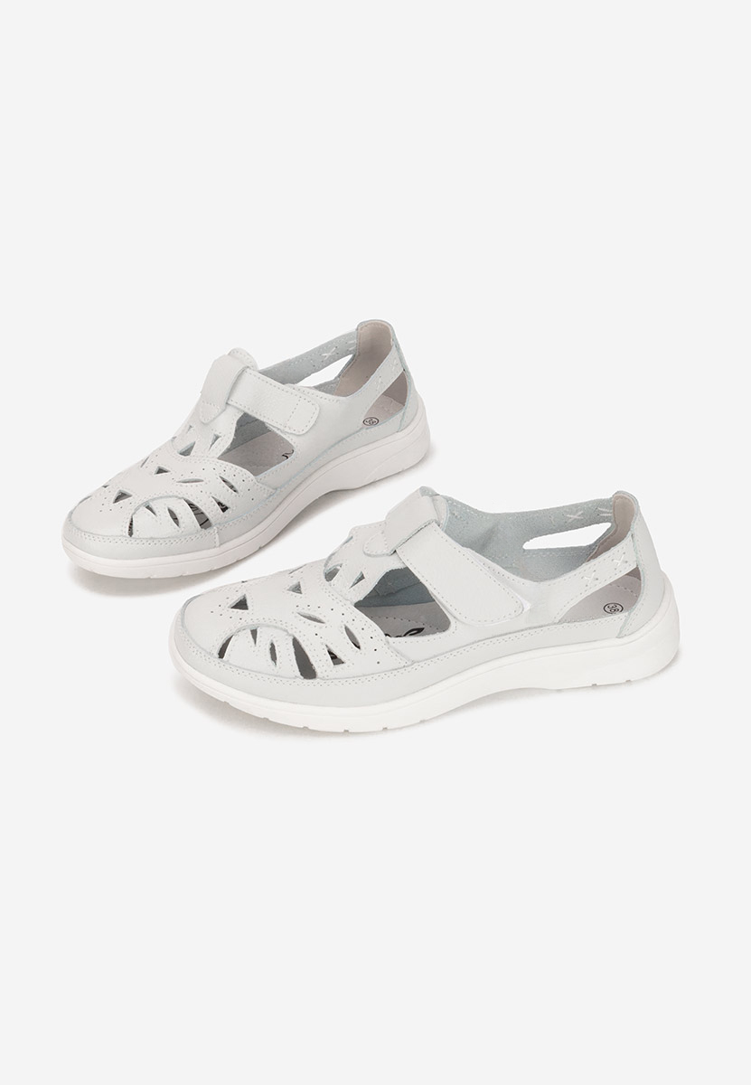 Espadrile dama Etheria V2 albe