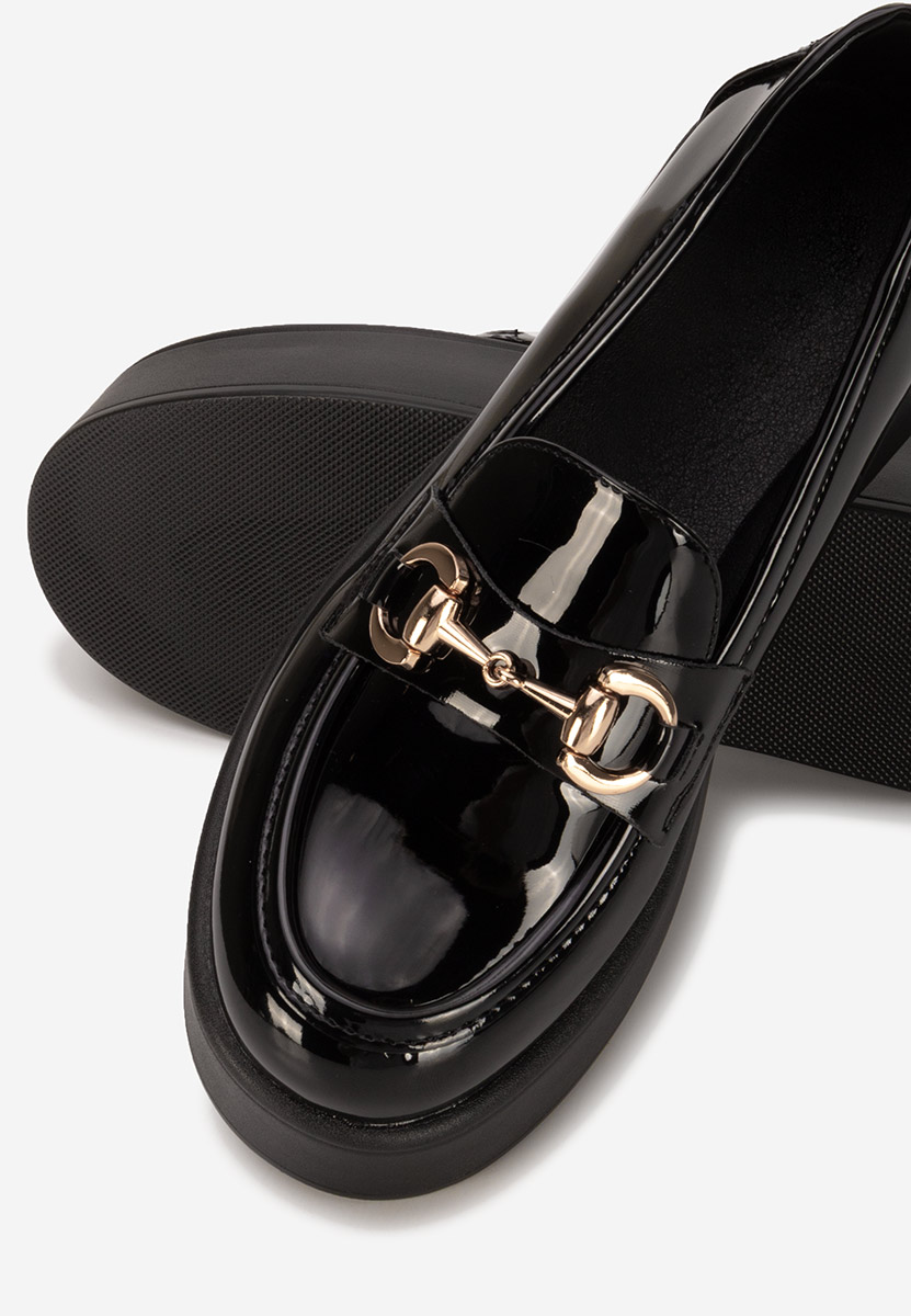 Mocasini cu platforma Gaftona V2 negri