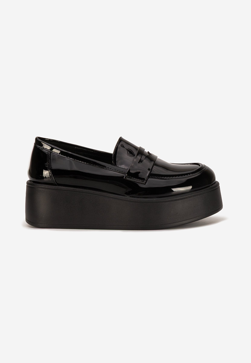 Mocasini cu platformă Minky V2 negri