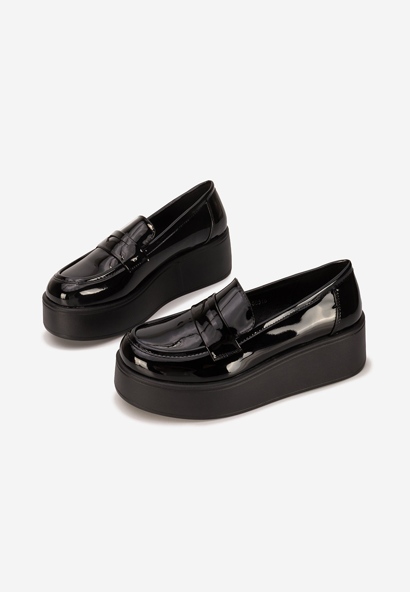 Mocasini cu platformă Minky V2 negri