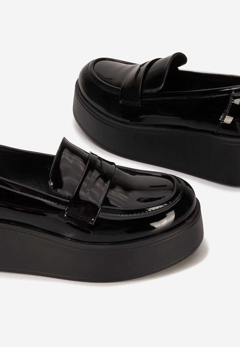 Mocasini cu platformă Minky V2 negri