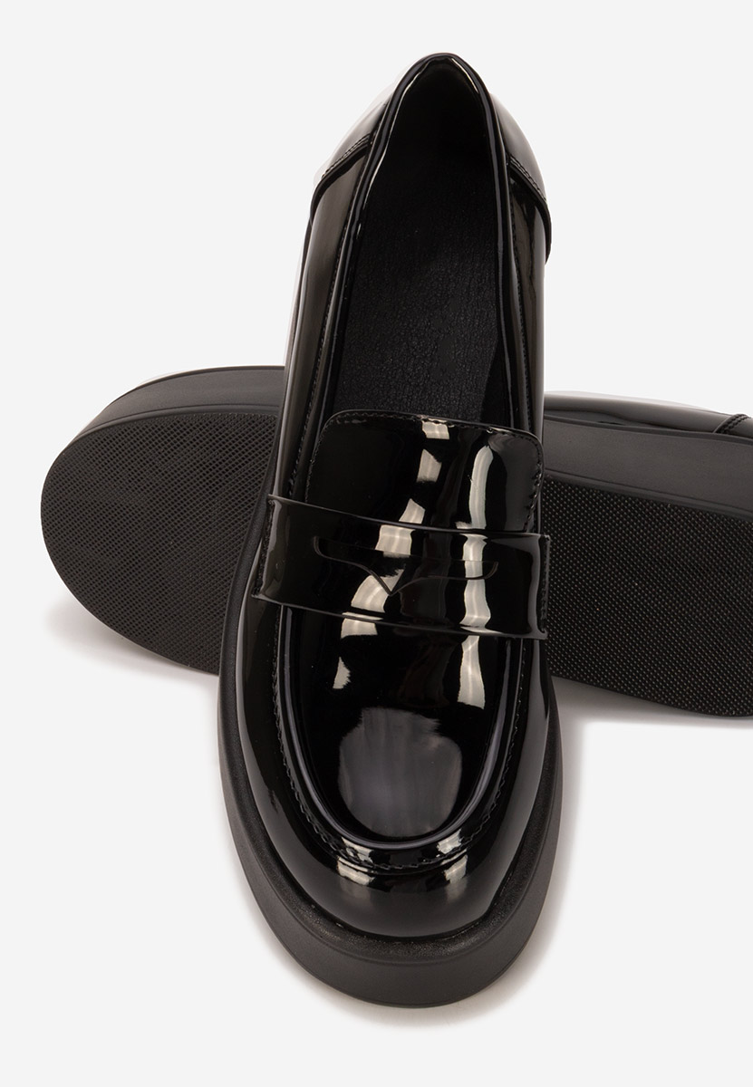 Mocasini cu platformă Minky V2 negri
