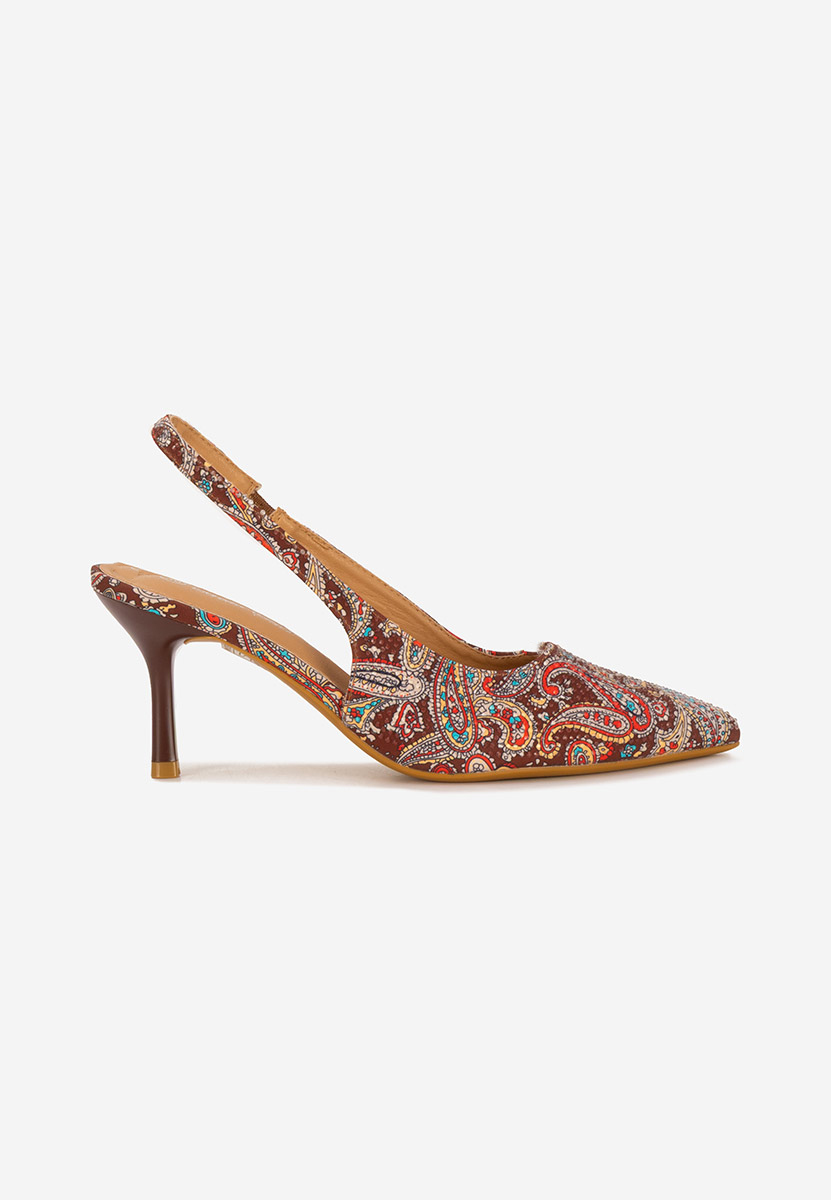 Pantofi slingback Ivorya maro