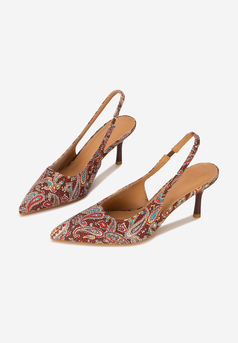 Pantofi slingback Ivorya maro