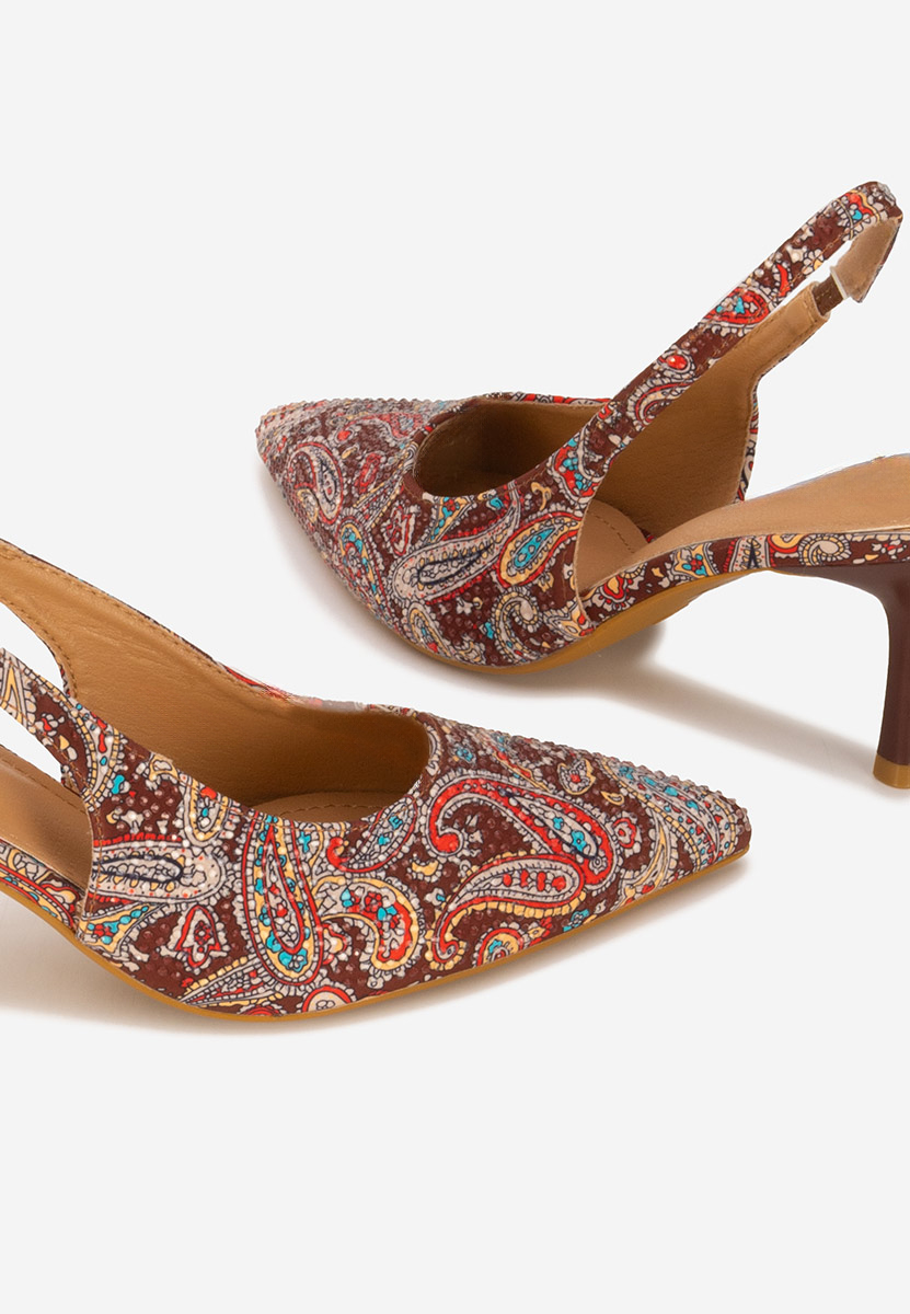 Pantofi slingback Ivorya maro