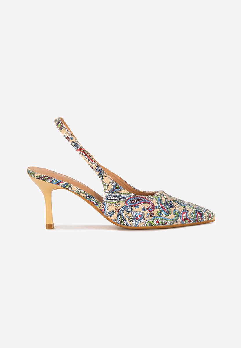 Pantofi slingback Ivorya bej