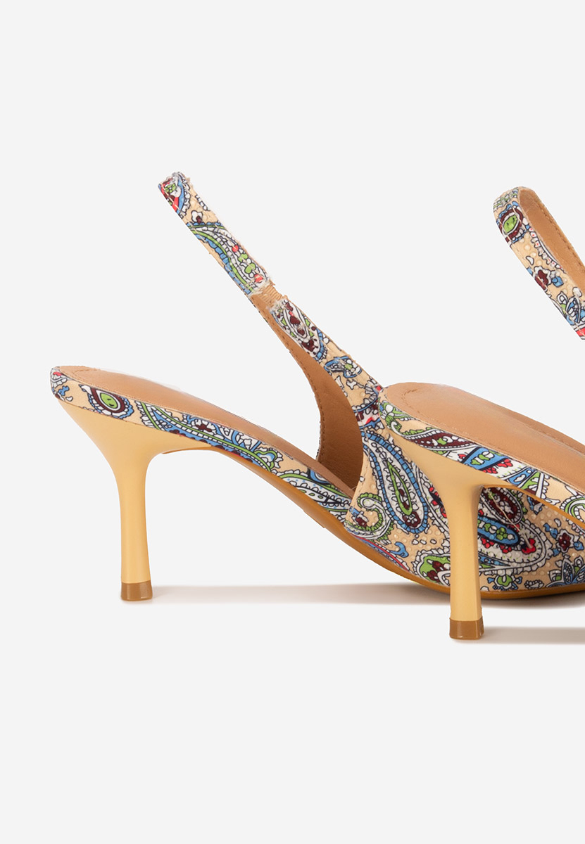 Pantofi slingback Ivorya bej