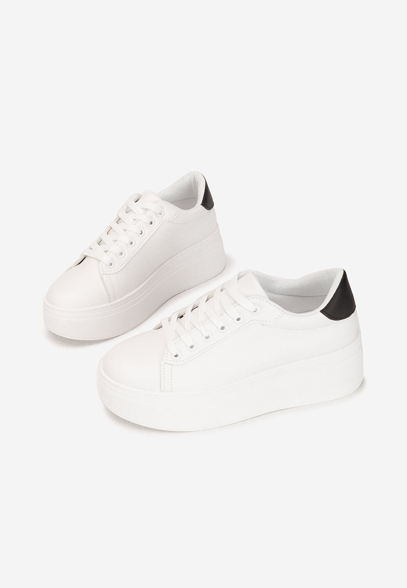 Sneakers cu platformă Albea V2 albi