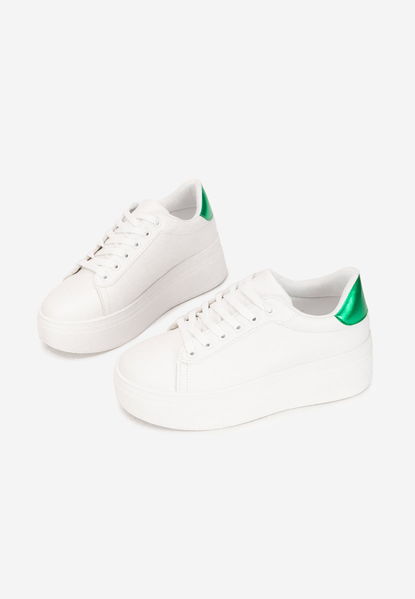 Sneakers cu platformă Albea V3 albi