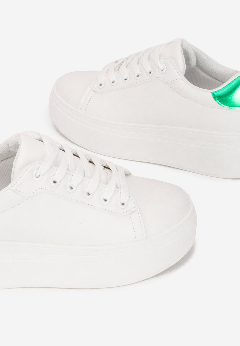 Sneakers cu platformă Albea V3 albi