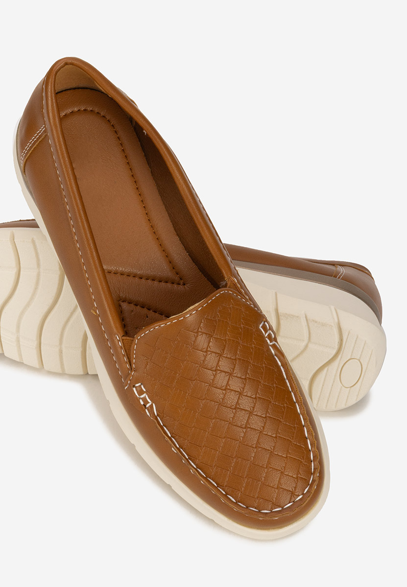 Mocasini dama Seona camel