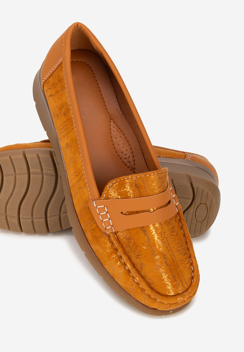 Mocasini dama Martinea camel