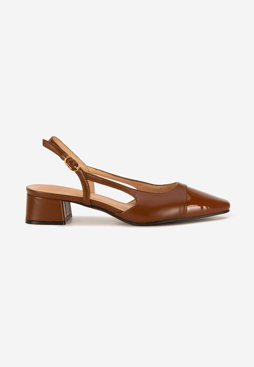 Pantofi slingback Alexonia maro