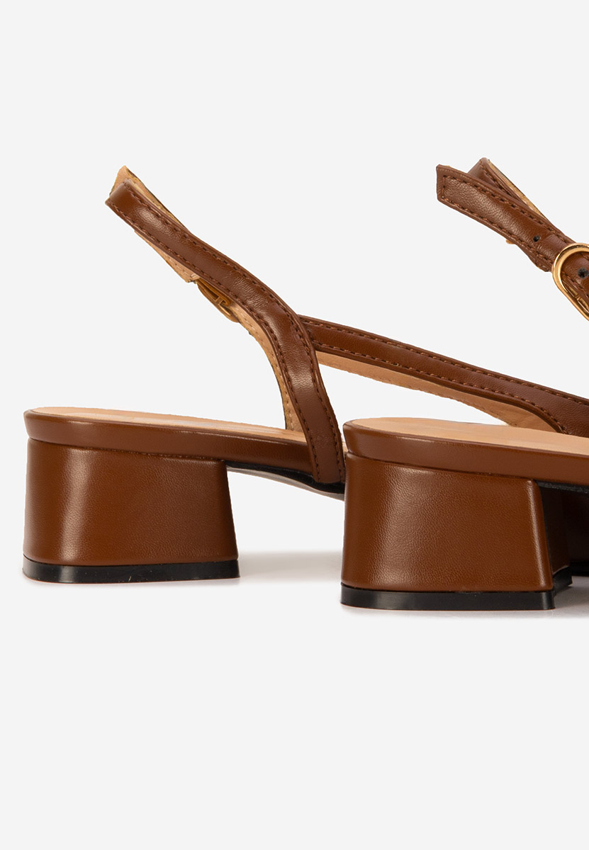 Pantofi slingback Alexonia maro