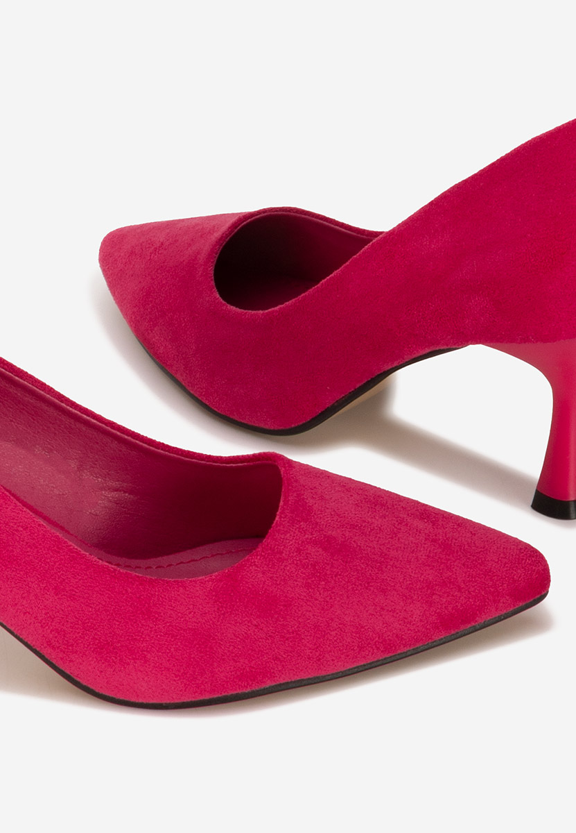 Pantofi cu toc inalt Pilaria fucsia