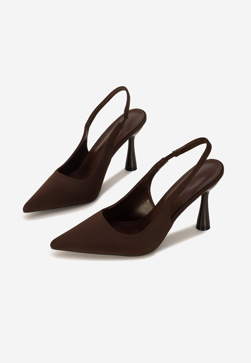 Slingback Anabela V2 maro